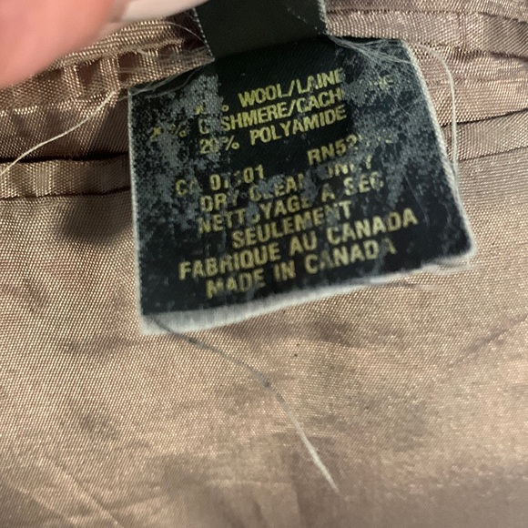 Vintage 80s Wool Cashmere Blend Michael Gabriele Navy Blazer Men’s size 44R - Picture 8 of 16